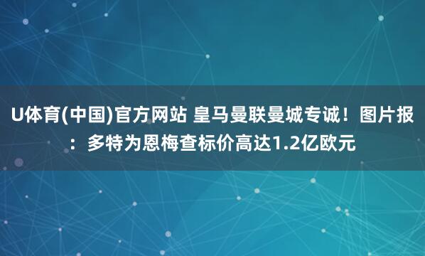 U体育(中国)官方网站 皇马曼联曼城专诚！图片报：多特为恩梅查标价高达1.2亿欧元